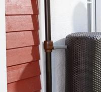 Regenton vulautomaat 50-60mm met bladvanger bruin - thumbnail