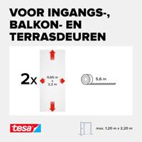 tesa STANDARD 55679-00020-03 Vliegenhor voor deur (b x h) 1200 mm x 2200 mm Wit 1 stuk(s) - thumbnail