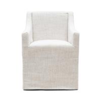 Rivièra Maison Eetkamerstoel 'Firenze' Rich Tweed, kleur Antique White - thumbnail