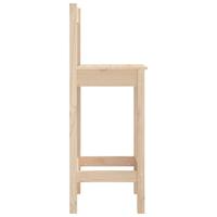 Barstoelen 2 st 40x41,5x112 cm massief grenenhout - thumbnail