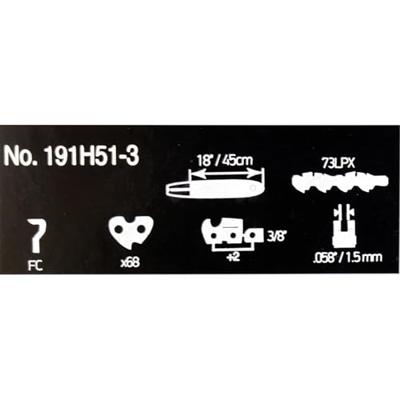 Makita Accessoires Ketting 099 Hks 3/8X1,5 S68 - 191H51-3 Makita Accessoires Ketting 099 Hks 3/8X1,5 S68 - 191H51-3