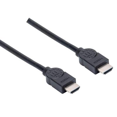 Manhattan 355308 HDMI-kabel HDMI Aansluitkabel HDMI-A-stekker, HDMI-A-stekker 1.50 m Zwart 4K UHD Manhattan 355308 HDMI-kabel HDMI Aansluitkabel HDMI-A-stekker, HDMI-A-stekker 1.50 m Zwart 4K UHD