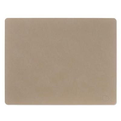 LIND DNA - Dinner Mat Square - Placemat 35x45cm Nupo Clay Brown