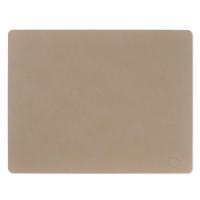 LIND DNA - Dinner Mat Square - Placemat 35x45cm Nupo Clay Brown - thumbnail