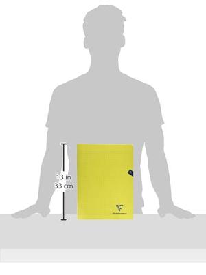 Clairefontaine schrift Mimesys voor ft A4+, 96 bladzijden, kaft in PP, seyès, geel Clairefontaine schrift Mimesys voor ft A4+, 96 bladzijden, kaft in PP, seyès, geel