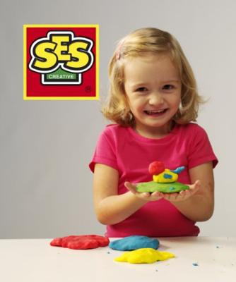 SES Creative Ses eco klei - 4 kleipotjes SES Creative Ses eco klei - 4 kleipotjes