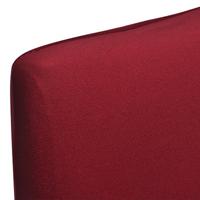 VidaXL 6 st stoelhoes stretch recht bordeaux - thumbnail