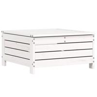 4-delige Loungeset massief grenenhout wit - thumbnail