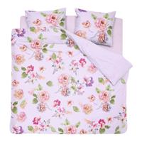 Cinderella Vivienne dekbedovertrek - 2-persoons (200x200/220 cm + 2 slopen) - Katoen satijn - Lilac - thumbnail