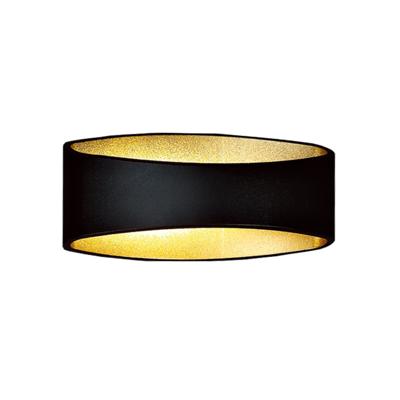Muurverlichting BWS Rana LED Incl. Driver 17.5x8x9cm Zwart En Goud