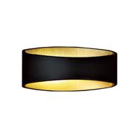 Muurverlichting BWS Rana LED Incl. Driver 17.5x8x9cm Zwart En Goud - thumbnail