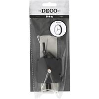 Creativ Company Klokonderdelen en uurwerken, max. afstand 6 mm, zwart, 1 set - thumbnail