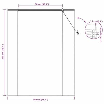 Raamrolgordijnen & Schaduwdoeken Licht Bruin 140 x 220 cm Raamrolgordijnen & Schaduwdoeken Licht Bruin 140 x 220 cm