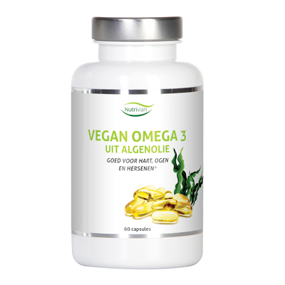 Nutrivian Vegan omega 3 uit algenolie 60 Capsules