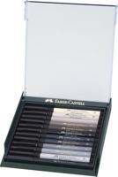 Faber Castell FC-267423 Tekenstift Faber-Castell Pitt Artist Pen Brush Set 12 Stuks Grijstinten - thumbnail