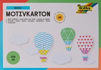 Fotokarton folia a6 40vel met basisdesigns assorti - thumbnail