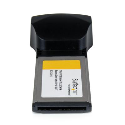 .com 1-poort ExpressCard naar RS232 DB9 Seriële Adapter met 16950 UART - USB - Seriële adapter - ExpressCard - RS-232 .com 1-poort ExpressCard naar RS232 DB9 Seriële Adapter met 16950 UART - USB - Seriële adapter - ExpressCard - RS-232