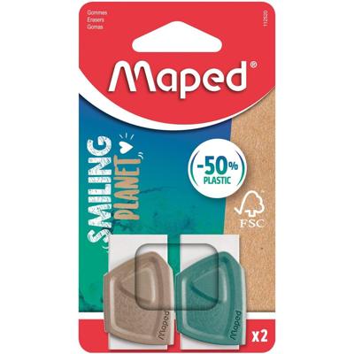 Gum maped smiling planet blister à 2 stuks