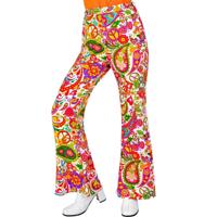 Flared Broek 60's Peace & Paisley Dames - thumbnail