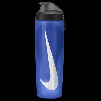 Nike Refuel Locking Lid 24oz Bidon Game Royal/Black/Silver Iridescent One Size Nike Refuel Locking Lid 24oz Bidon Game Royal/Black/Silver Iridescent One Size