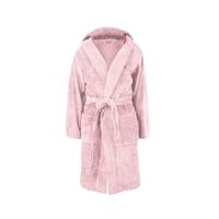 Kinderbadjas met naam - Roze - 4/6 jaar - thumbnail