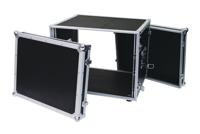 ROADINGER Effect Rack CO DD, 8U, 38cm deep, black - thumbnail