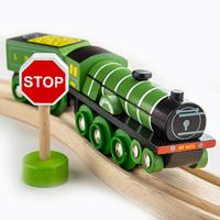 Bigjigs houten trein flying scotsmann - thumbnail