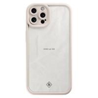 iPhone 12 Pro beige case - Vive la vie - thumbnail