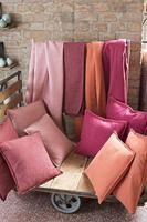 David Fussenegger David Fussenegger plaid Sylt uni 140x200cm Chinarood - thumbnail