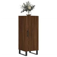 Dressoir 34,5x34x90 cm bewerkt hout bruineikenkleurig - thumbnail