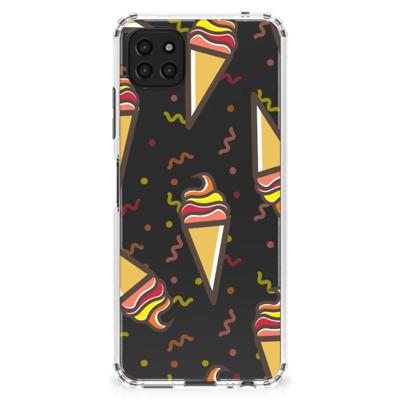 Samsung Galaxy A22 5G Beschermhoes Icecream Samsung Galaxy A22 5G Beschermhoes Icecream