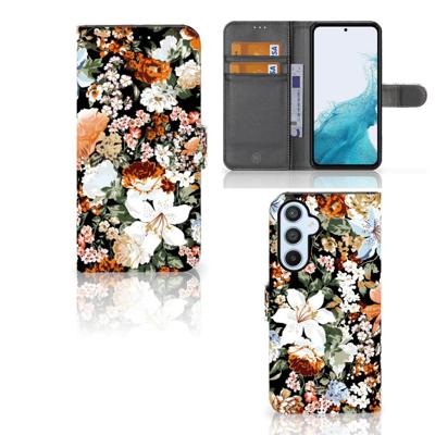 Hoesje voor Samsung Galaxy A54 5G Dark Flowers Hoesje voor Samsung Galaxy A54 5G Dark Flowers