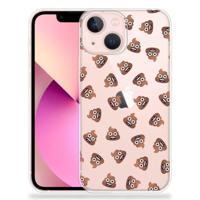 TPU bumper voor iPhone 13 mini Poep Emojis - thumbnail