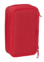 Driedubbele Pennenzak Sevilla Fútbol Club Rood 12,5 x 19,5 x 5,5 cm 37 Onderdelen - thumbnail