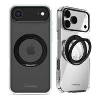 Mobilize MagSafe Compatible 360 Rotating Ring Stand Case Apple iPhone Air Clear/Black - thumbnail