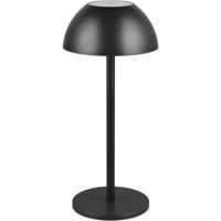 LED Tafellamp 1.7W Warm Wit 3000K | Oplaadbaar | Mat Zwart Kunststof - thumbnail