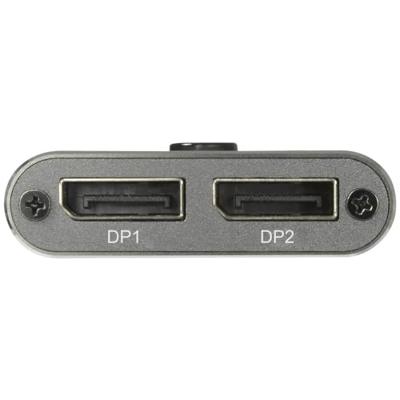 SpeaKa Professional SP-BDS-250 2 poorten DisplayPort-switch UHD 8K @ 60 Hz, UHD 4K @ 120 Hz