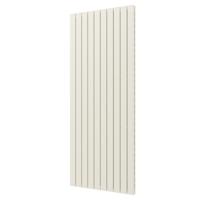 Plieger Designradiator Cavallino Retto Dubbel 2146 Watt Middenaansluiting 200x75,4 cm Wit Structuur - thumbnail