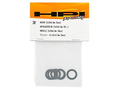 Washer 12 x 18 x 0.2mm (6 pcs)
