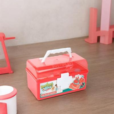 Toi-Toys Dokterskoffer rood met accessoires, 7dlg. - thumbnail