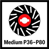 Bosch Accessoires X-LOCK Steunschijf voor fiberschijven 125 mm medium - 1 stuk(s) - 2608601715 - thumbnail