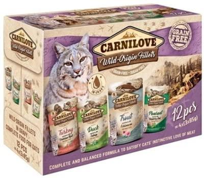 Carnilove natvoer kat multipack (zakjes) 24 x 85 g