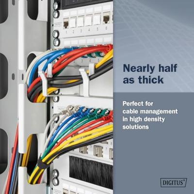 Digitus DK-1632-A-030S-G RJ45 Netwerkkabel, patchkabel CAT 6A F/FTP 3 m Groen Kleurcodering, Afgeschermd, Meerdradig, Met anti-kniktule 1 stuk(s)