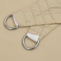 VidaXL Zonnescherm driehoekig 3,6x3,6x3,6 m oxford stof beige - thumbnail