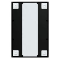 VidaXL Wandspiegel 60x40 cm metaal zwart - thumbnail