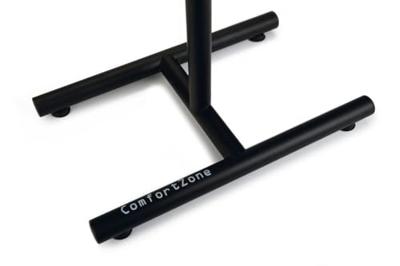 Standaard Comfort Zone met 2 blauwe 25 cm hondenvoerbakkenbakken