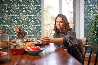 Livingwalls My Home My Spa blauw behang | 387073