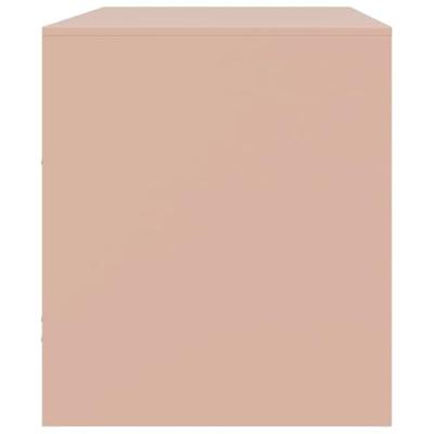 Tv-meubel 67x39x44 cm staal roze Tv-meubel 67x39x44 cm staal roze