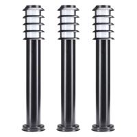 Tuinlamp Soll 2 set 3 stuks zwart E27 fitting weersbestandig IP44 - thumbnail