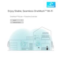 TP-Link TL-WPA8631P AV1300 Gigabit Passthrough Powerline ac Wi-Fi Extender Powerline Wit - thumbnail